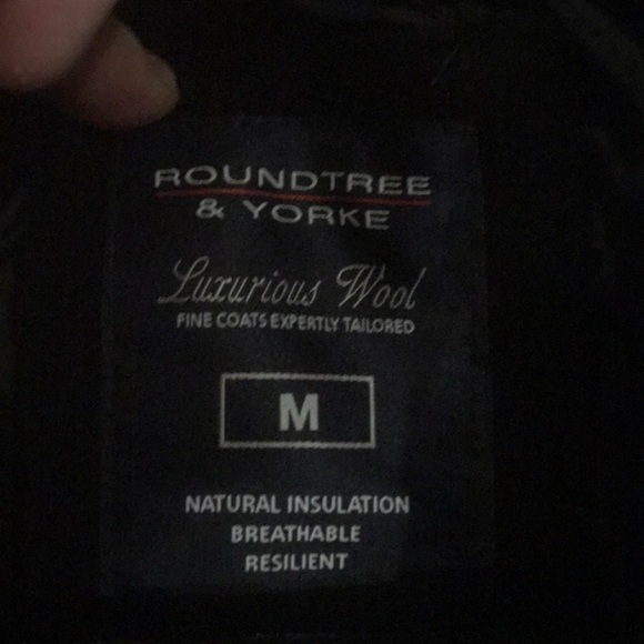 NWT RoundTree and Yorke Wool PeaCoat - Picture 2 of 5